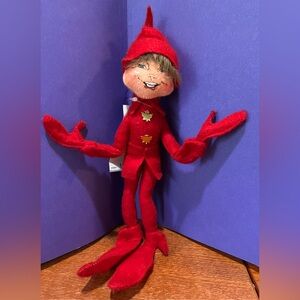 NWT Annalee 12” Fall Elf Red #351309 year 2009